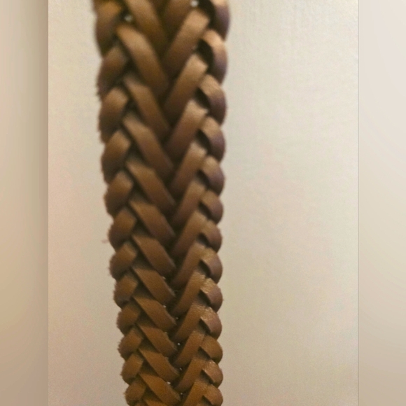 Capezio Accessories - Capezio Vintage Genuine Braded, Brown, Leather Belt Made in Argentina!